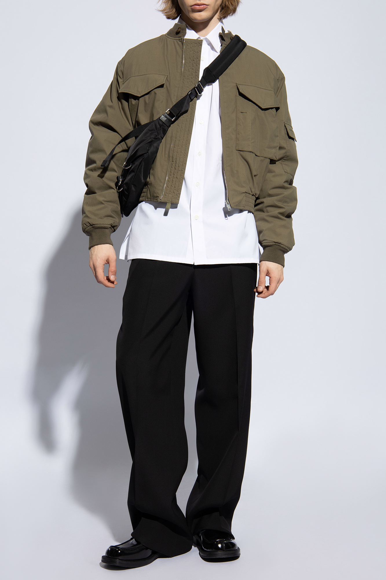 Givenchy Men Logo Embroidery Shirt